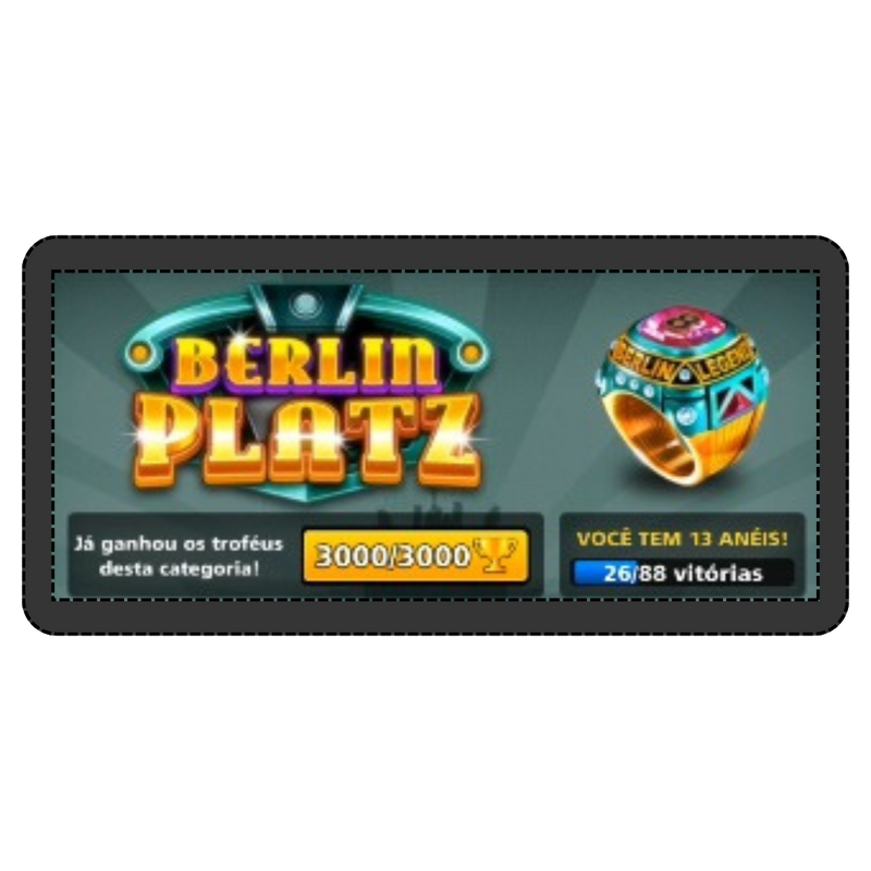 Berlim Ring + Up Coins - 8 Ball Pool🔥